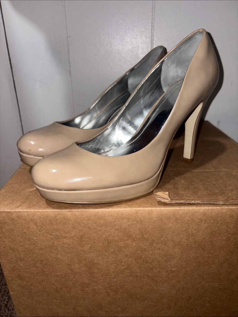 Style & Co Women's Nude Platform Pumps size 11M